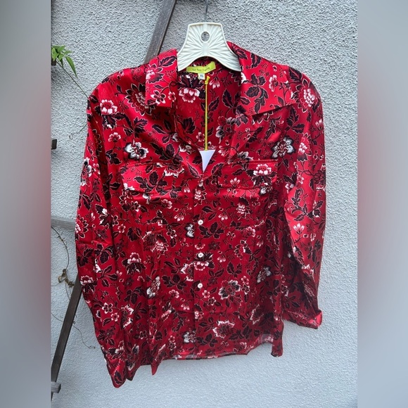 Tell your Friends Western Shirt Red Rousseau New with Tags! - Picture 4 of 8